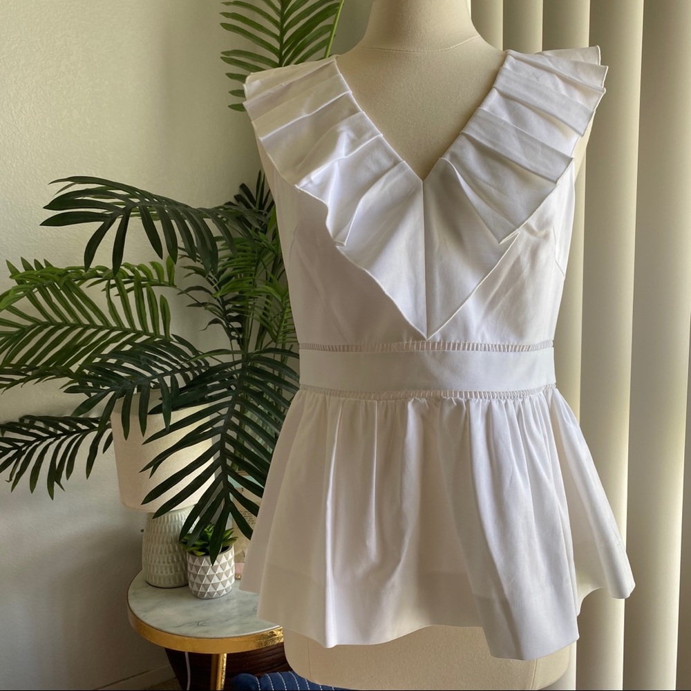 NWOT Kate Spade peplum top